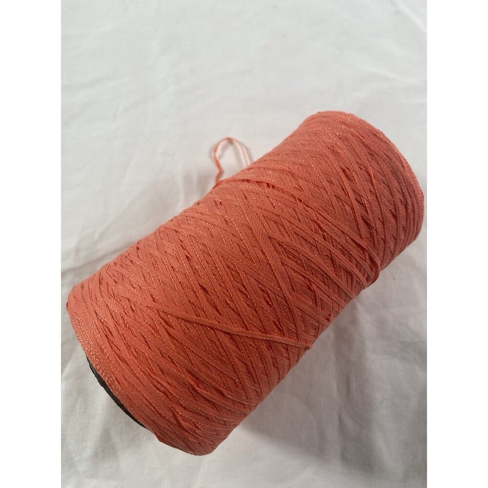Cone Yarn Spool Yarn Orange Tape Net Weight 340g #835